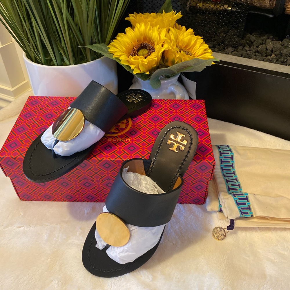 TORY BURCH PATOS DISK SANDALS